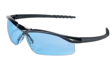 Image of MCR Safety DL1 Series Safety Glasses, Soft TPR Nose Piece, Light Blue, One Size, DL113