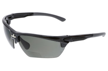 Image of MCR Safety Dominator DM3 Magnifier 2.0 Diopter Polarized Lens MAX36 Anti-Fog/Anti-Scratch Coating, Gray, One Size, DM3H20GZDC