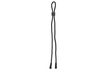 Image of MCR Safety Eyeglass Cord/Lanyard Rubber Tips Slip Over Average Size Temple Ends Adjustable Slide for Better Fit 24in Relaxed Length, Black, One Size, 224