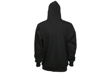 Image of MCR Safety Flame Resistant Hooded Pullover Sweatshirt, 100% Cotton Interlock Fleece Shell, Black, S, SS2BKS