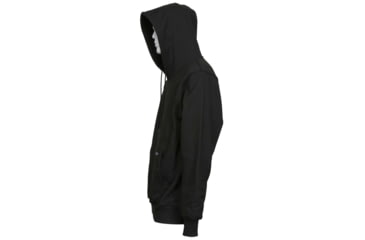 Image of MCR Safety Flame Resistant Hooded Pullover Sweatshirt, 100% Cotton Interlock Fleece Shell, Black, S, SS2BKS