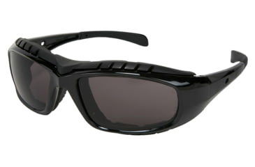 Image of MCR Safety HDX1 Series Safety Glasses, MAX6 Anti-Fog Coating, Removable Elastic Strap, Gray, One Size, HDX112PF