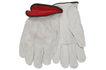 Image of MCR Safety Leather Driver Work Gloves, Insulated Premium Split Cow Leather, Fleece Lined, Straight Thumb, Tan, X - Large, 3150XL
