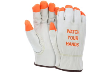 Image of MCR Safety Leather Drivers Work Gloves, CV Grade Cow Grain Leather, Beige, XXX - Large, 3215PIXXXL