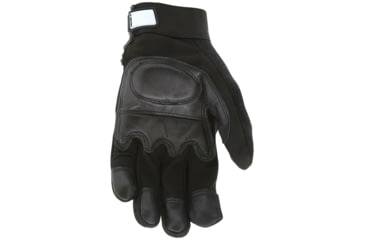 Image of MCR Safety Mechanics Gloves, Grain Goatskin Palm with Foam Padding, Adjustable Hook and Loop Wrist Closure, Black, X - Large, 903XL