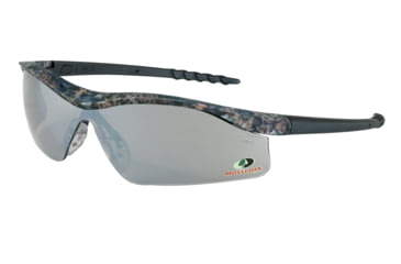 Image of MCR Safety Mossy Oak DL1 Series Safety Glasses, Soft Clear TPR Nose Piece, Silver Mirror, One Size, MODL117