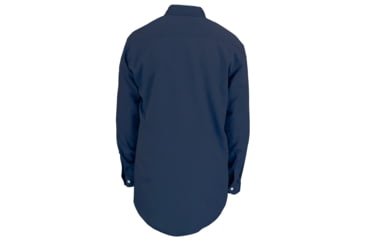 Image of MCR Safety S1NX2 Flame Resistant Long Sleeve Work Shirt, 100% Cotton, Navy Blue, 2X, S1NX2