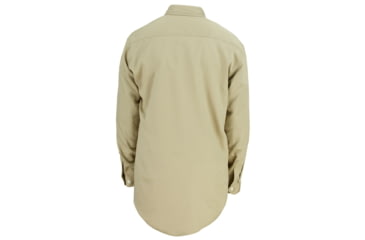 Image of MCR Safety S1TMT Flame Resistant Long Sleeve Work Shirt, 100% Cotton, Tan, M, S1TMT