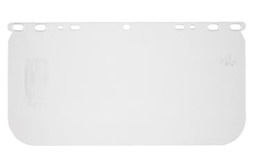 Image of MCR Safety Safety Face Shield Single Matrix Replacement Window, Impact Resistant PETG, .042 Inches Thickness, Clear, One Size, 486400