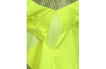 Image of MCR Safety Summit Breeze Class 3 Flame Resistant Shirt, 5.5oz Inherent Blend, Long Sleeve with Vented Underarms and Back, CAT 2, Fluorescent Lime, S, SBS1027S
