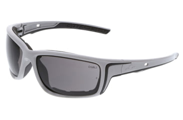Image of MCR Safety SR522PF Swagger SR5 Series Foam Lined Safety Glasses, MAX6 Anti-Fog Lenses, Spoggle Strap Slot on Temples, Gray, One Size, SR522PF