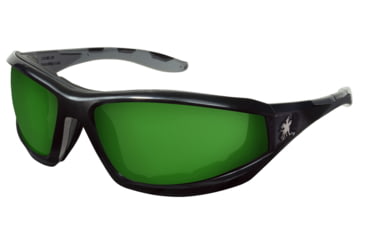 Image of MCR Safety Swagger RP2 Series Welding Filter Shade 2.0 Dark Safety Glasses, Foam Lined Lenses, Green Filter 2.0, One Size, RP2120