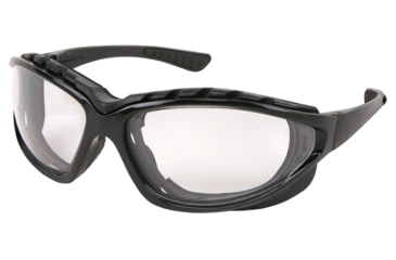 Image of MCR Safety Swagger RP3 Series Foam Lined Safety Glasses, MAX6 Anti-Fog Lenses, Interchangeable Head Band Included, Clear, One Size, RP310PF