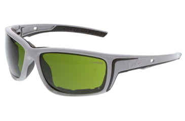 Image of MCR Safety Swagger SR5 Series Welding Filter Shade 3.0 Dark Safety Glasses, MAX6 Anti-Fog Coating, Spoggle Strap Slot on Temples, Green Filter 3.0, One Size, SR5230PF