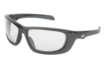 Image of MCR Safety Swagger UD1 Series Safety Glasses, MAX6 Anti-Fog Coating, Co-Injected TPR over Polycarbonate Temples, Clear, One Size, UD110PF