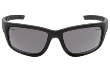 Image of MCR Safety Tier1 T124 Tactical Gear Safety Glasses, Matte Black Frame, Gray MAX6 Superior Anti-Fog Lens, One Size, T12412P