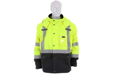 Image of MCR Safety Vortex, 3-in-1 Jacket, Lime, Class 3 - VT238JHXL