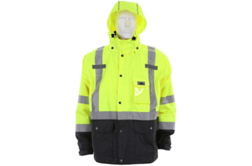 Image of MCR Safety Vortex, 3-in-1 Jacket, Lime, Class 3 - VT238JHXL
