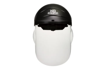 Image of MCR Safety XO Skeleton Headgear 1 Piece Molded Face Shield MAX6 Premium Anti-Fog Coating, Clear, One Size, 104PF