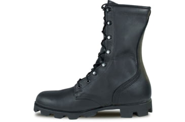 Image of McRae Footwear All-Leather Vulcanized Combat Boot w/ Panama Outsole - Mens, Black, 10.5, 6189-10.5