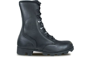 Image of McRae Footwear All-Leather Vulcanized Combat Boot w/ Panama Outsole - Mens, Black, 10.5, 6189-10.5