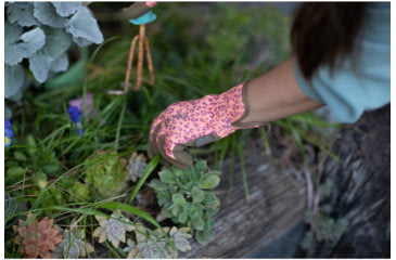 Image of Mechanix Wear Ethel Garden Leopard Gloves - Womens, Orange, Medium, ETH-LP09-520