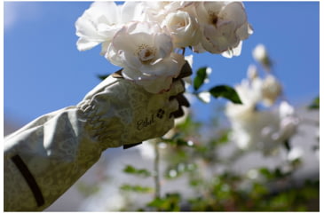 Image of Mechanix Wear Ethel Garden Rose Gauntlet Cuff Gloves - Womens, Rendezvous, Large, ETH-RSE-530