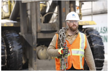 Image of Mechanix Wear M-Pact Knit CR3A3 Glove - Mens, Hi-Viz Yellow, Small, KHD-GP-008