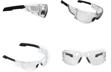 Image of Mechanix Wear Type-N Safety Glasses, Black Frame with Clear Lens VNS-10AA-PU