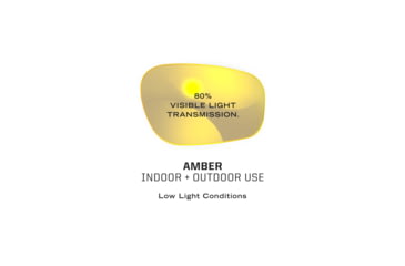 Image of Mechanix Wear Vision Type-N Safety Glasses, Amber/Black, One Size, VNS-30AC-BU