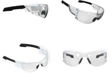 Image of Mechanix Wear Vision Type-N Safety Glasses, Clear/Black, One Size, VNS-10AA-BU