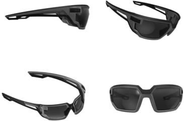 Image of Mechanix Wear VXF20AJPU Type-X Safety Glasses Medium Anti-Scratch Gray Frame