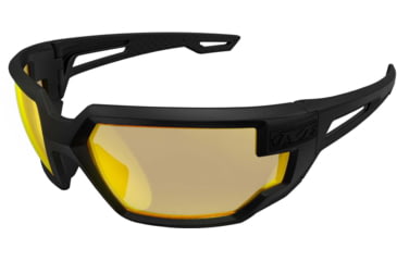 Image of Mechanix Wear VXF30AFPU Type-X Safety Glasses OSFA Black Lens Anti-Scratch Blac