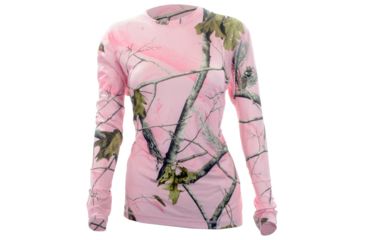 Image of Medalist Womens Performance Crew Ls Level-2 Pink Camo Lrg