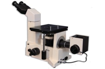 Image of Meiji Techno Binocular Inverted Brightfield/Darkfield Metallurgical Microscope, IM7520
