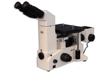 Image of Meiji Techno Binocular Inverted Brightfield/Darkfield Metallurgical Microscope, IM7520