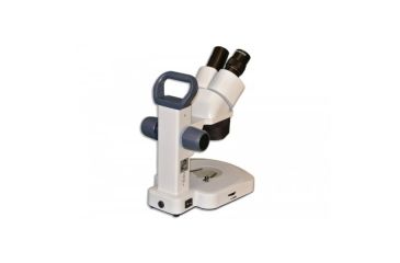 Image of Meiji Techno EM-21 LED Binocular Entry Level 2X/4X Turret Stereo Rechargeable Microscope, White EM-21