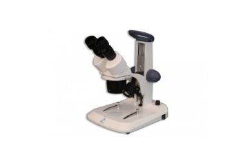 Image of Meiji Techno EM-30 LED Binocular Entry Level Dual 1X/3X Turret Stereo Microscope, White EM-30