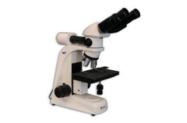 Image of Meiji Techno Halogen Bino Brightfield Metallurgical Microscope, BEIGE, LARGE MT7000