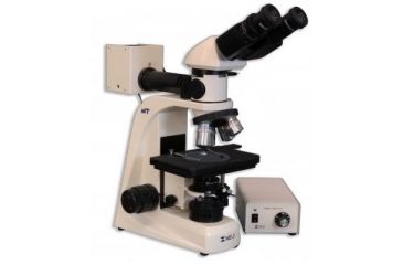 Image of Meiji Techno Halogen Bino Incident,Transmitted Light BF,DF Metallurgical Microscope, BEIGE, LARGE MT8520