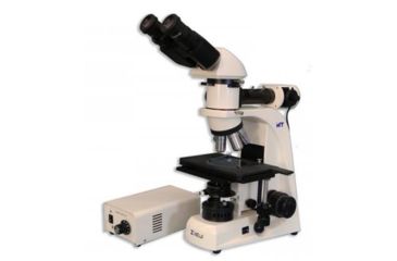 Image of Meiji Techno Halogen Bino Incident,Transmitted Light BF Metallurgical Microscope, BEIGE, LARGE MT8000