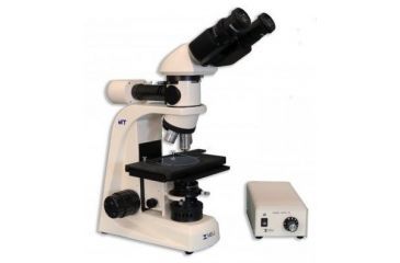 Image of Meiji Techno Halogen Bino Incident,Transmitted Light BF Metallurgical Microscope, BEIGE, LARGE MT8000
