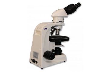 Image of Meiji Techno Halogen Binocular Asbestos PLM Microscope, BEIGE, LARGE MT6120