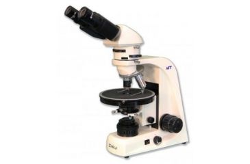 Image of Meiji Techno Halogen Binocular Asbestos PLM Microscope, BEIGE, LARGE MT6120