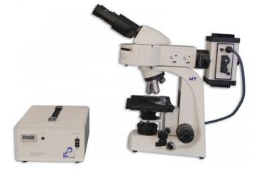 Image of Meiji Techno Halogen Binoculor Epi-Fluorescence Biological Microscope, BEIGE, LARGE MT6200H