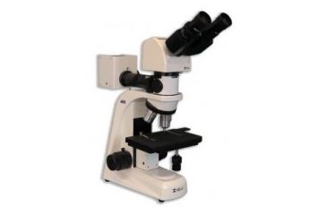 Image of Meiji Techno Halogen Ergo Bino Brightfield,Darkfield Metallurgical Microscope, BEIGE, LARGE MT7520EH