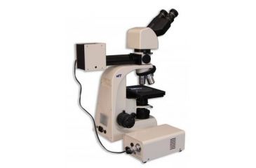Image of Meiji Techno Halogen Ergo Bino Incident,Transmitted Light BF,DF Metallurgical Microscope, BEIGE, LARGE MT8520EH