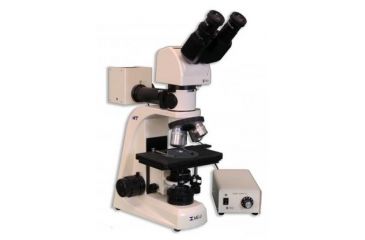 Image of Meiji Techno Halogen Ergo Bino Incident,Transmitted Light BF,DF Metallurgical Microscope, BEIGE, LARGE MT8520EH