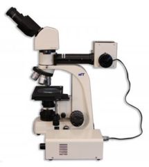 Image of Meiji Techno Halogen Ergo Bino Incident,Transmitted Light BF,DF Metallurgical Microscope, BEIGE, LARGE MT8520EH