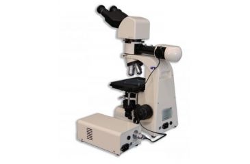 Image of Meiji Techno Halogen Ergo Bino Incident,Transmitted Light BF Metallurgical Microscope, BEIGE, LARGE MT8000EH